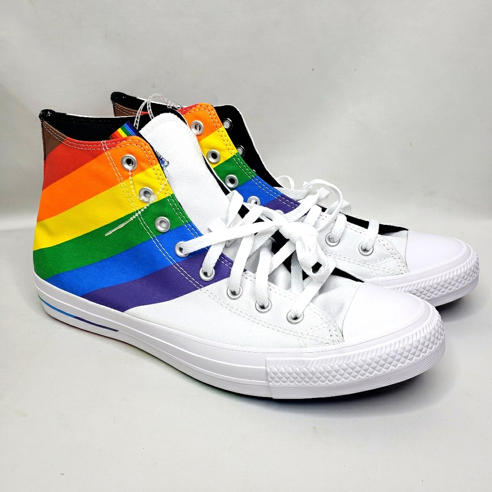 Converse Pride Rainbow High Tops Size 12